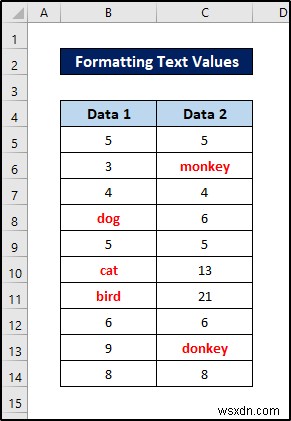 Conditional Formatting with Formula in Excel