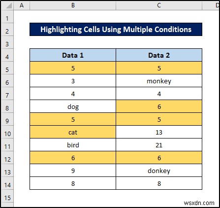 Conditional Formatting with Formula in Excel