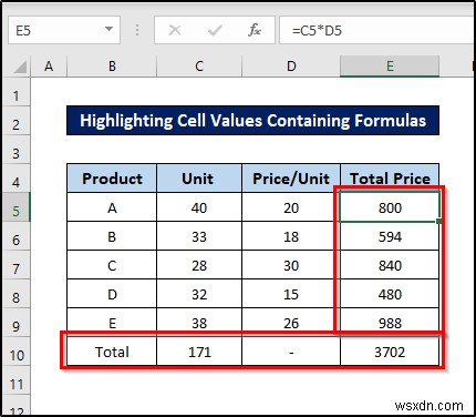 Conditional Formatting with Formula in Excel