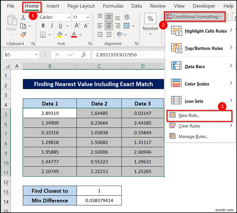 Conditional Formatting with Formula in Excel