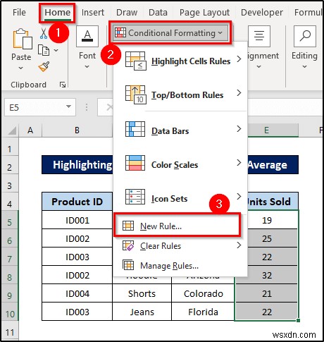 Conditional Formatting with Formula in Excel