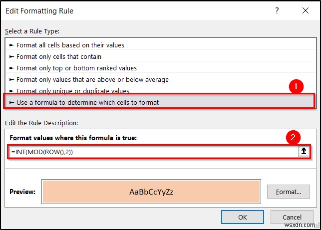 Conditional Formatting with Formula in Excel