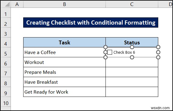 Conditional Formatting with Formula in Excel