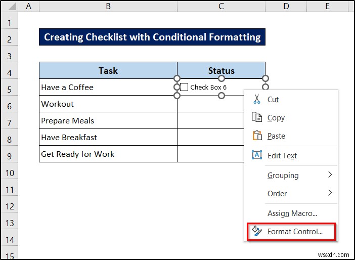 Conditional Formatting with Formula in Excel