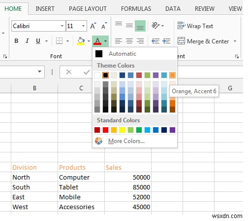 Change the color of text and background of cells – An Excel Font and Fill Color Complete Guide