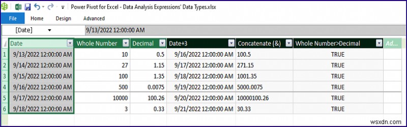 DAX Data Types and Other Aspects (Checking & Handling Errors)