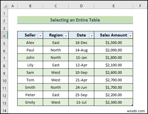 How to Use Table Reference with Excel VBA (20 Examples)