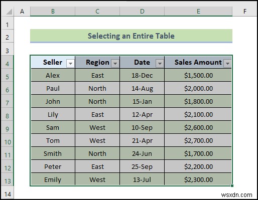 How to Use Table Reference with Excel VBA (20 Examples)