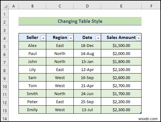 How to Use Table Reference with Excel VBA (20 Examples)