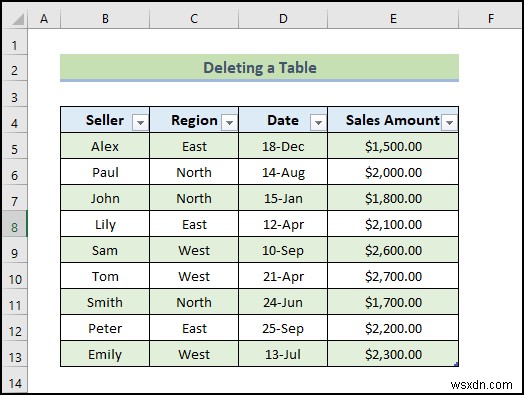 How to Use Table Reference with Excel VBA (20 Examples)