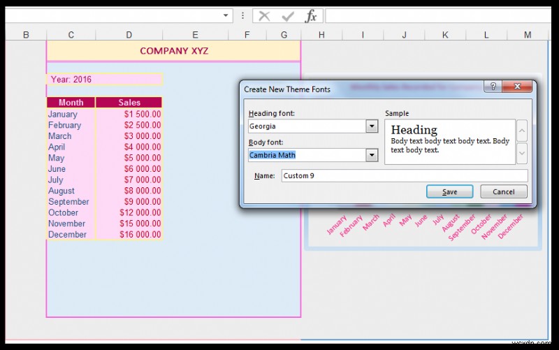 How to Modify Theme Color, Font, & Effects & Create Custom Excel Theme