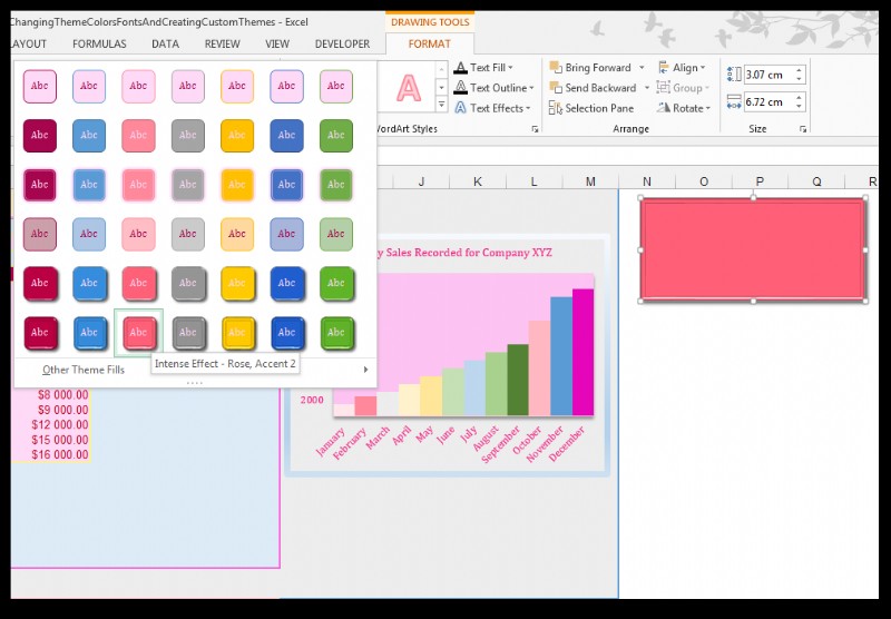 How to Modify Theme Color, Font, & Effects & Create Custom Excel Theme