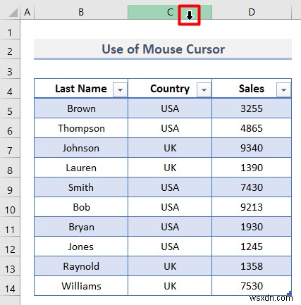 Navigating Excel Table (7 Simple Techniques)