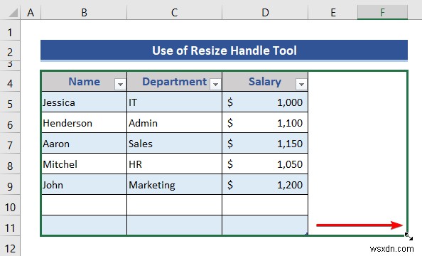 How to Insert or Delete Rows and Columns from Excel Table