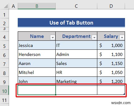 How to Insert or Delete Rows and Columns from Excel Table