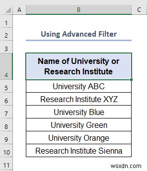How to Get Unique Values in Excel (5 Easy Ways)