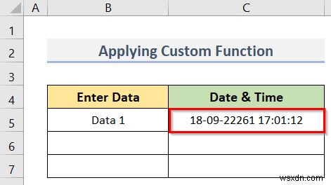 How to Enter Date and Time in Excel (8 Quick Methods)