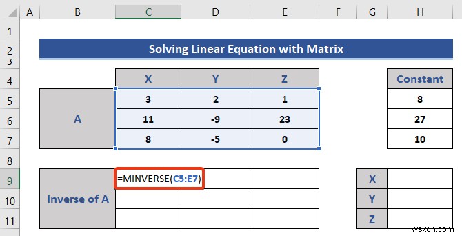 Solving Equations in Excel (5 Useful Examples)