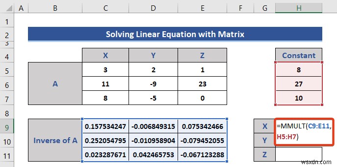 Solving Equations in Excel (5 Useful Examples)