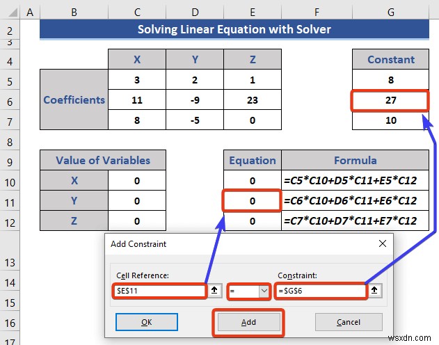 Solving Equations in Excel (5 Useful Examples)