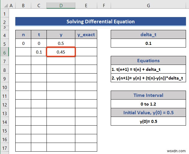 Solving Equations in Excel (5 Useful Examples)