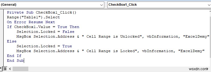 How to Lock and Unlock Cells in Excel Using VBA