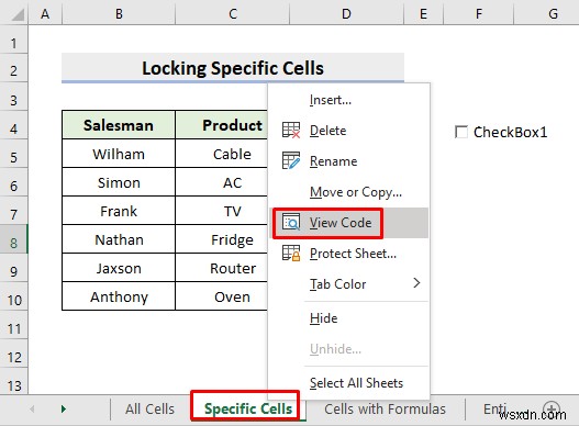 How to Lock and Unlock Cells in Excel Using VBA