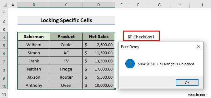 How to Lock and Unlock Cells in Excel Using VBA