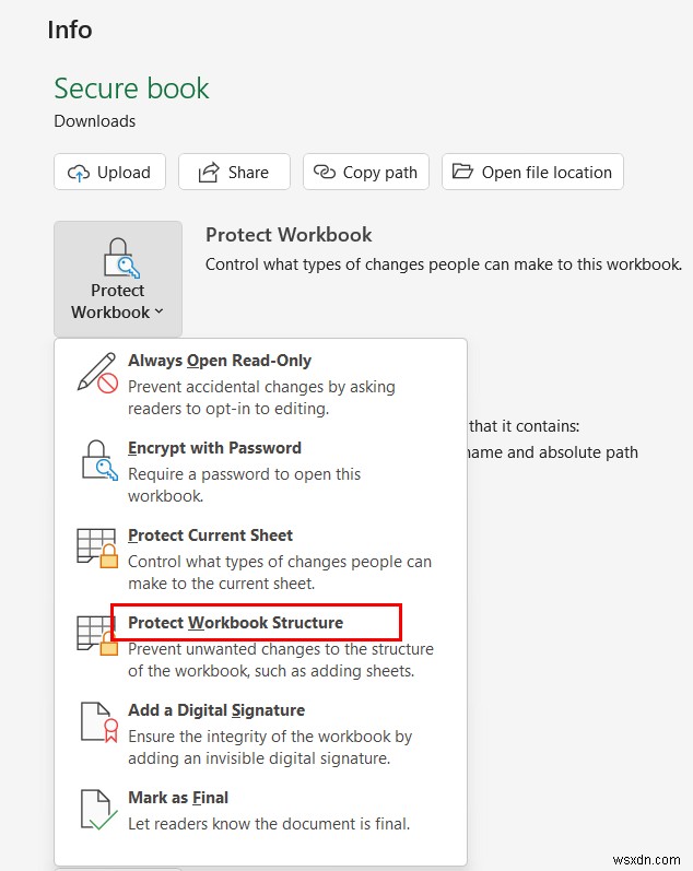 Microsoft Excel Security Tips: Secure Workbook & Worksheet