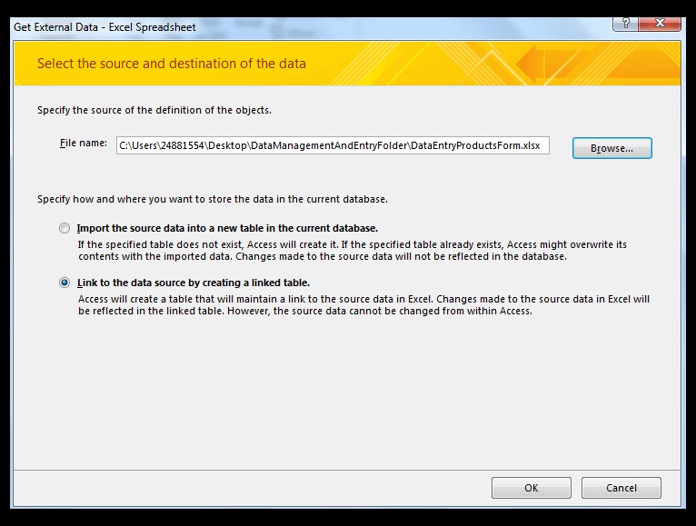 Exchange (Copy, Import, Export) Data Between Excel and Access