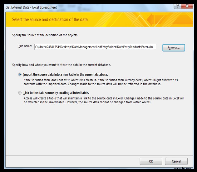 Exchange (Copy, Import, Export) Data Between Excel and Access