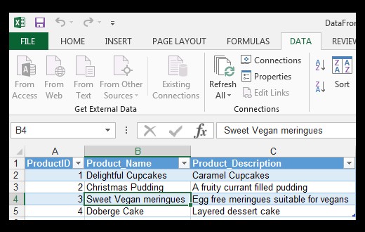 Exchange (Copy, Import, Export) Data Between Excel and Access