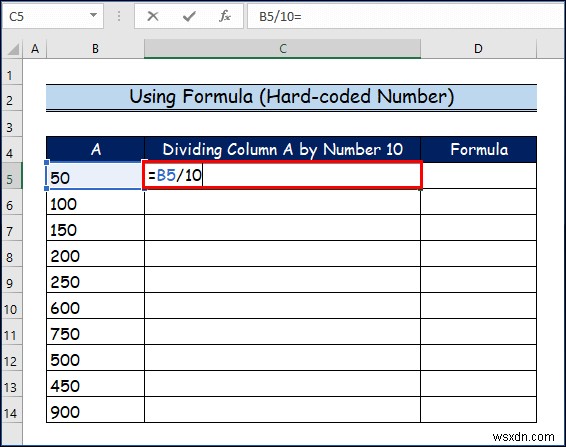How to Divide Columns in Excel (8 Easy Ways)