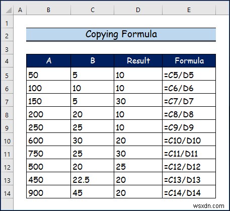 How to Divide Columns in Excel (8 Easy Ways)