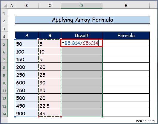 How to Divide Columns in Excel (8 Easy Ways)