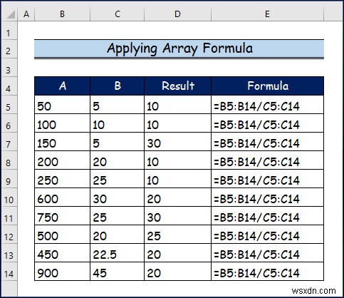 How to Divide Columns in Excel (8 Easy Ways)