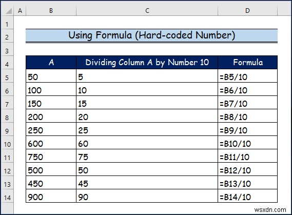 How to Divide Columns in Excel (8 Easy Ways)