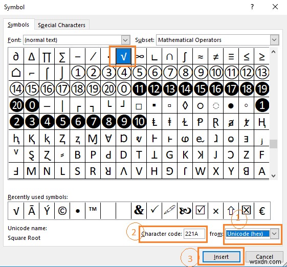 How to Insert Square Root Symbol in Excel (8 Easy Ways)