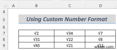 How to Insert Square Root Symbol in Excel (8 Easy Ways)