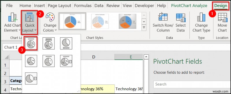 Create Report That Displays Quarterly Sales by Territory in Excel