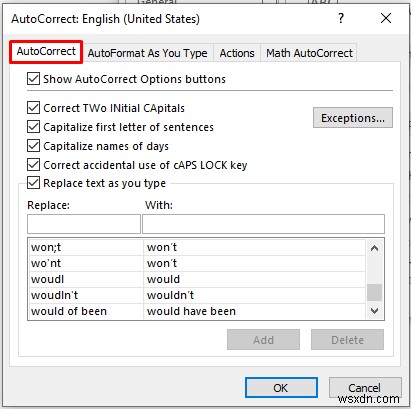 How to Perform a Spelling Check on the Active Worksheet in Excel