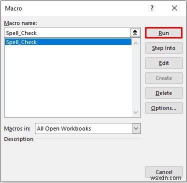 How to Perform a Spelling Check on the Active Worksheet in Excel