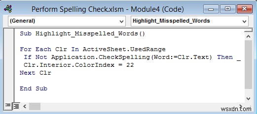 How to Perform a Spelling Check on the Active Worksheet in Excel