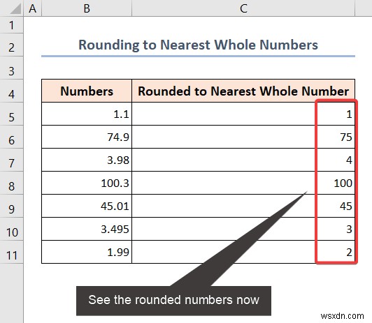 How to Round Numbers in Excel Without Formula (3 Quick Ways)