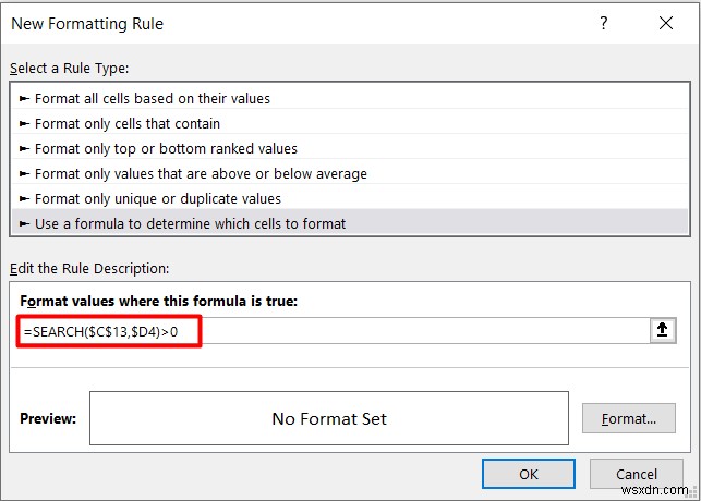 Apply Conditional Formatting Based on Another Text Cell in Excel
