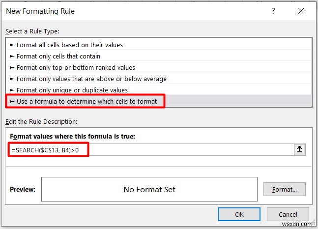 Apply Conditional Formatting Based on Another Text Cell in Excel