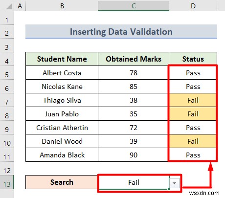 Apply Conditional Formatting Based on Another Text Cell in Excel