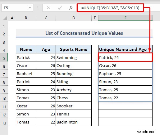 Create a Unique List in Excel Based on Criteria (9 Methods)
