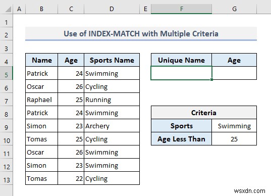 Create a Unique List in Excel Based on Criteria (9 Methods)