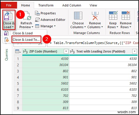 How to Convert Number to Text with Leading Zeros in Excel